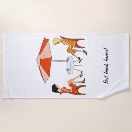 Beste vriend strandlaken