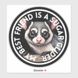 Beste vriend Sugar Glider Sticker