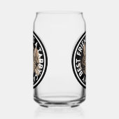 Beste vriend Tabby Cat Blikvorm Glas (Rechts)