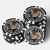 Beste vriend Tabby Cat Poker Chips (Opstapeling)