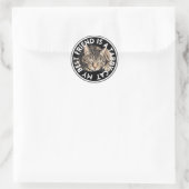 Beste vriend Tabby Cat Ronde Sticker (Tas)