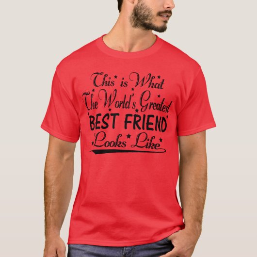 Beste vriend ter wereld jongen t-shirt (Voorkant)