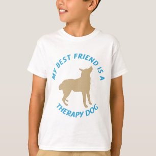 Beste vriend therapie hond t-shirt