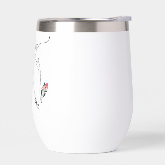 Beste vriend Tumbler - Gepersonaliseerd Besties vo (Links)