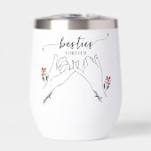 Beste vriend Tumbler - Gepersonaliseerd Besties vo (Voorkant)
