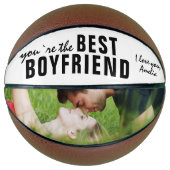 Beste Vriend Typografie Foto Basketbal (Voorkant)