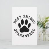 Beste vriend van de Beste van de Dog van het Hoogt Briefpapier (Staand voorkant)