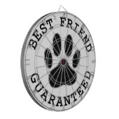 Beste vriend van de Beste van de Dog van het Hoogt Dartbord (Voorkant Links)