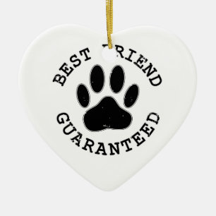 Beste vriend van de Beste van de Dog van het Hoogt Keramisch Ornament
