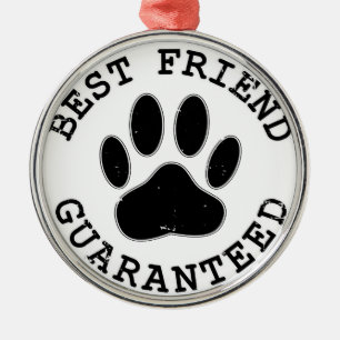 Beste vriend van de Beste van de Dog van het Hoogt Metalen Ornament