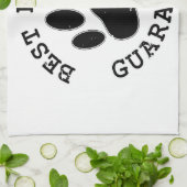 Beste vriend van de Beste van de Dog van het Hoogt Theedoek (Gevouwen)