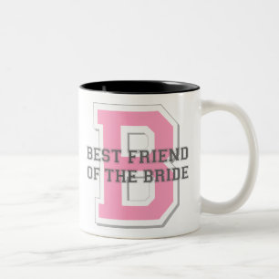 Beste vriend van de Bride Cheer Tweekleurige Koffiemok