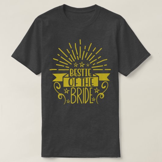 Beste vriend van de eer van de Bride T-shirt (Design voorkant)