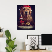 Beste vriend van de kerstman poster (Thuiskantoor)
