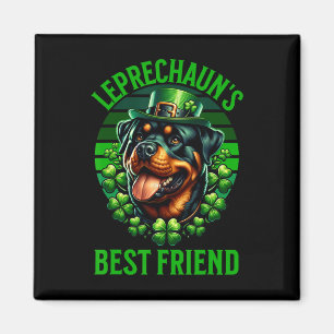Beste vriend van de Leprechaun Rottweiler hond St Magneet