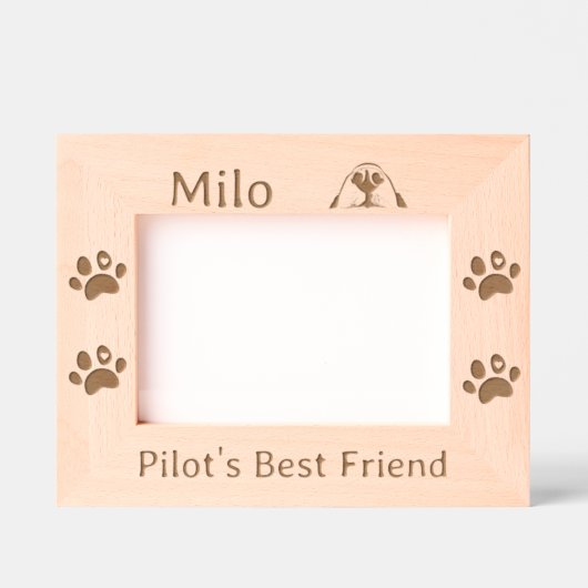 Beste vriend van de piloot, Schattige, grappig, ho Gegraveerde Lijstjes (Voorkant)