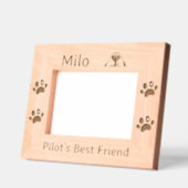 Beste vriend van de piloot, Schattige, grappig, ho Gegraveerde Lijstjes (Links)