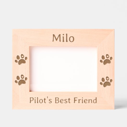 Beste vriend van de piloot, Schattige, grappig, ho Gegraveerde Lijstjes (Voorkant)