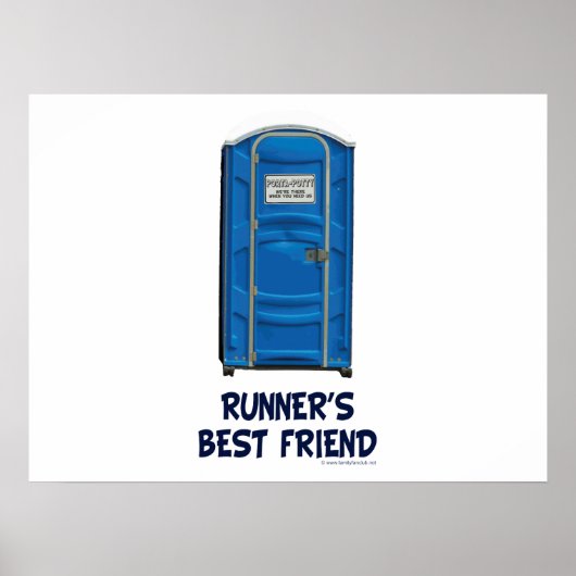 Beste vriend van de Runner Poster (Voorkant)