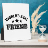 Beste vriend van de wereld fotoplaat (Zijkant)