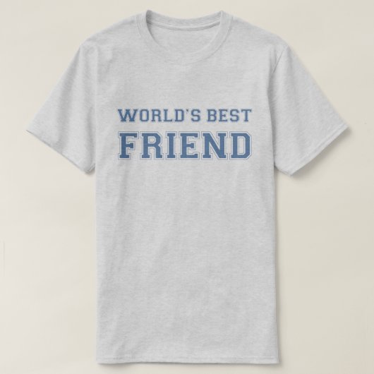 Beste vriend van de wereld t-shirt (Design voorkant)