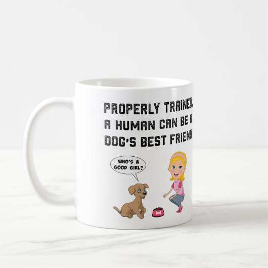 Beste vriend van honden koffiemok (Links)