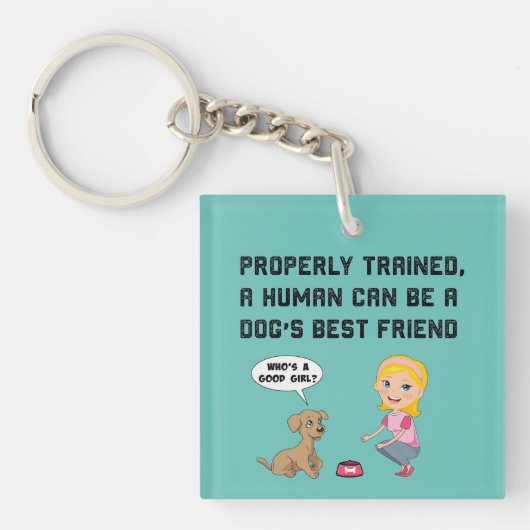 Beste vriend van honden sleutelhanger (voorkant)