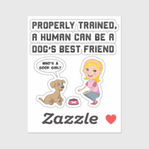 Beste vriend van honden sticker