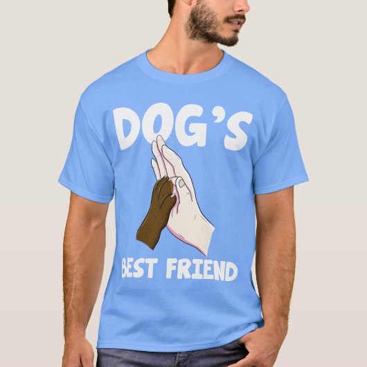 Beste vriend van honden vintage t-shirt (Voorkant)