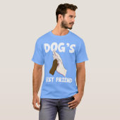 Beste vriend van honden vintage t-shirt (Voorkant volledig)