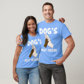 Beste vriend van honden vintage t-shirt (Unisex)