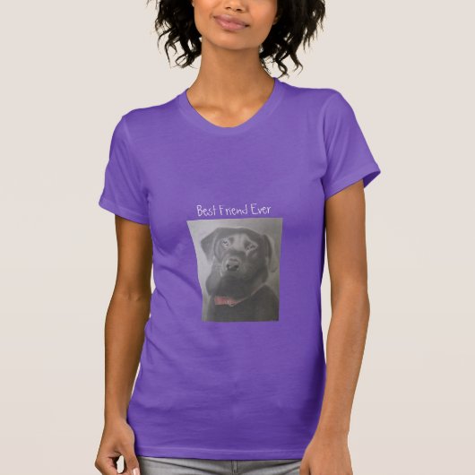 Beste vriend van Labrador Retriever T-shirt (Voorkant)