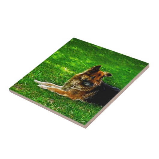 Beste vriend van man #1 tegeltje (Zijkant)