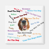 Beste vriend van man (?) magneet (Voorkant)