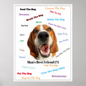 Beste vriend van man (?) poster (Voorkant)