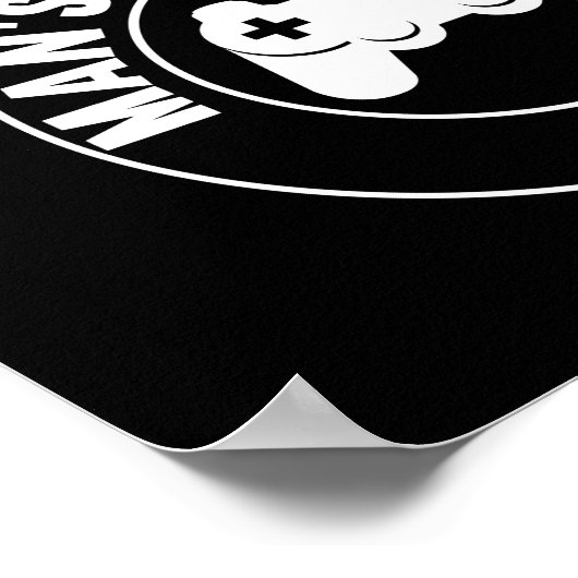 Beste vriend van man poster (Hoek)