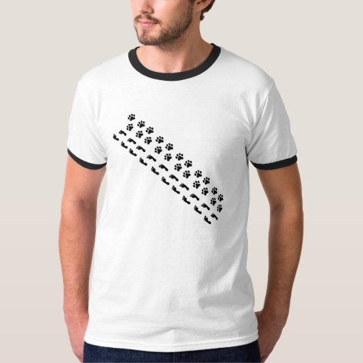 Beste vriend van man t-shirt (Voorkant)