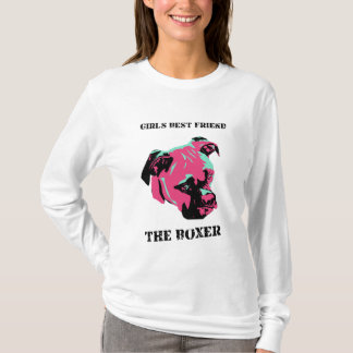 Beste vriend van meisjes Boxer Hoodie T-shirt