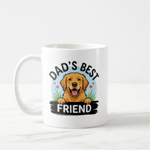 Beste vriend van papa Gouden Retriever Hond Papa M Koffiemok