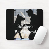 Beste vriend van Soldier Muismat (Met muis)