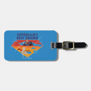 Beste vriend van Superman Bagagelabel