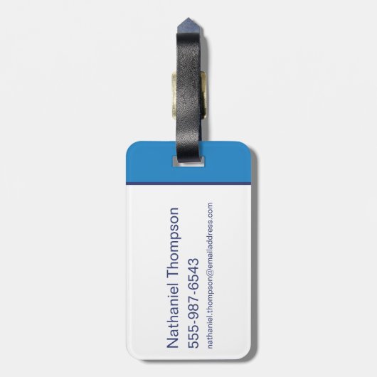 Beste vriend van Superman Bagagelabel (Achterkant verticaal)