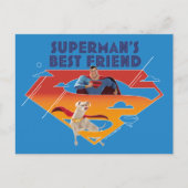 Beste vriend van Superman Briefkaart (Voorkant)