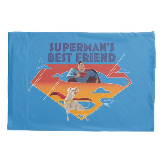 Beste vriend van Superman Kussensloop (Achterkant)