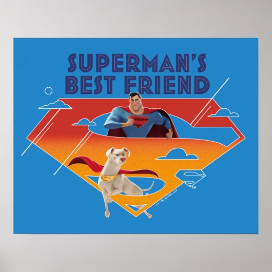 Beste vriend van Superman Poster (Voorkant)