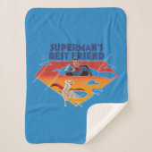 Beste vriend van Superman Sherpa Deken (Voorkant)
