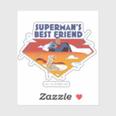Beste vriend van Superman Sticker (Vel)