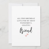 Beste Vriend Verjaardag Kaart (Voorkant)