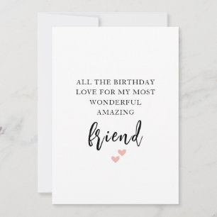 Beste Vriend Verjaardag Kaart