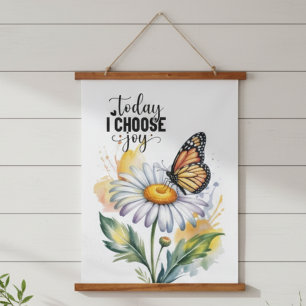 Beste Vriend Verjaardag Vlinder Botanische Bloemst Hangend Wandkleed